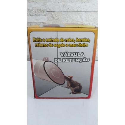 Imagem de Válvula de Retenção com Tampa de Aço 100mm para Esgoto