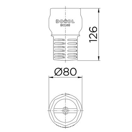 Imagem de Válvula De Sucção 2 Polegadas DN50 30012000 Docol