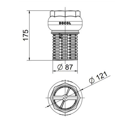 Imagem de Válvula De Sucção 3 Polegadas DN80 30013000 Docol
