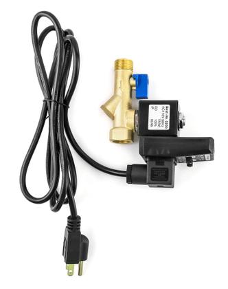 Imagem de Válvula de tanque de gás automática QWORK com plugue americano AC 110V 1/2