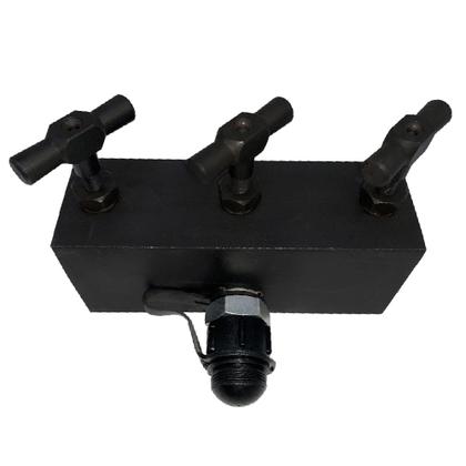 Imagem de Válvula Direcional tipo Manifold com 3 saídas e 1 entrada ACM TOOLS