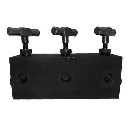 Imagem de Válvula Direcional tipo Manifold com 3 saídas e 1 entrada ACM TOOLS