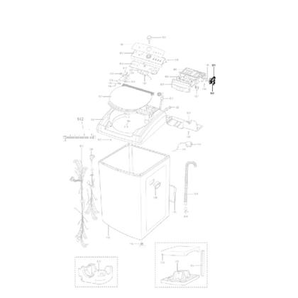Imagem de Válvula Entrada de Água Dupla Compatível com Lavadora Brastemp 11kg Inox (127V) BWL11AR
