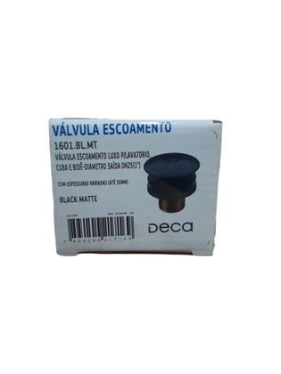 Imagem de Válvula Escoamento Lavatório Deca Black Matte 1601.BL.MT