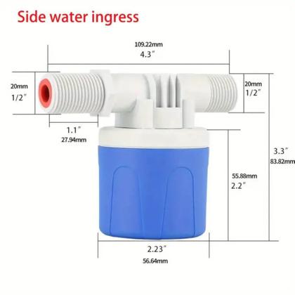 Imagem de Válvula Flutuação Esfera Boia Caixa D'agua Alta Vazão 1/2