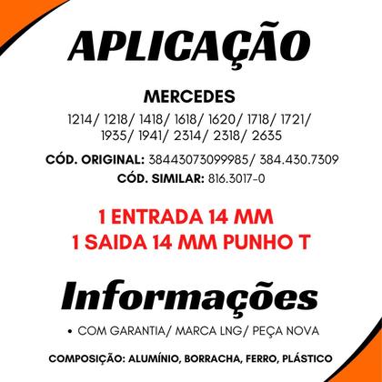 Imagem de Válvula Freio Mão Mbb 1214, 1218, 1418, 1618, 1620, 1718, 1721, 1935, 1941, 2314