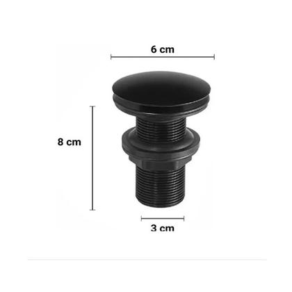 Imagem de Válvula lavatório pia cuba inteligente click  7/8 black flvx