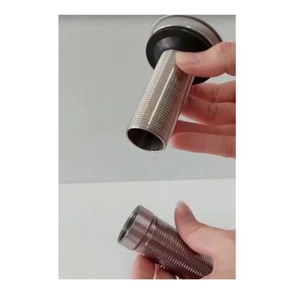 Imagem de Valvula longa prolongador 7/8 inox ralo pia banheiro 60mm - FLVX HIDRO