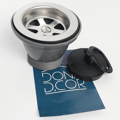 Imagem de Valvula Para Tanque De Inox 3 Polegadas Com Tampa Ralo Escoamento 70mm Lavanderia Ralo Inox Abs Valvula 3”