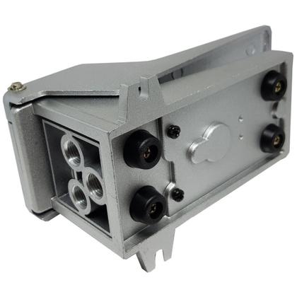 Imagem de Valvula pedal pneumática com retorno mola 5/2 vias rosca 1/4