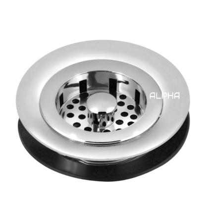 Válvula Pia Cozinha Americana Escoamento 3.1/2 Metal - ALPHA HIDROMETAIS Imagem de Válvula Pia Cozinha Americana Escoamento 3.1/2 Metal