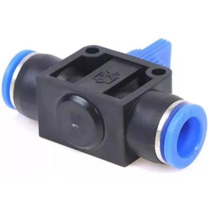 Imagem de  Válvula Pneumática De Bloqueio De Fluxo Registro Tubo 6mm