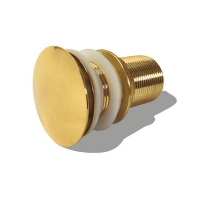Imagem de Válvula ralo 1 1/4 gold inox click up luxo inteligente cuba