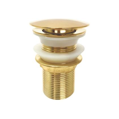 Imagem de Válvula ralo 1 1/4 gold inox click up luxo inteligente cuba