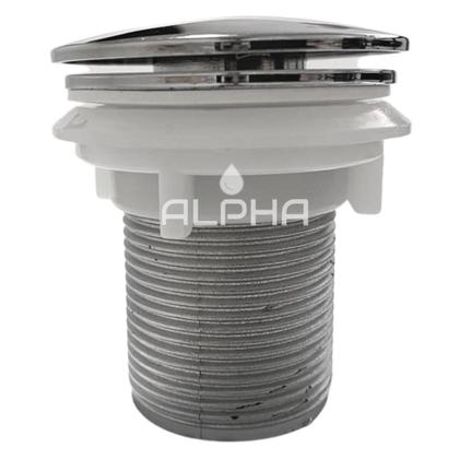 Imagem de Válvula Ralo Click Cromada Pia Lavatório Tanque Cuba ABS