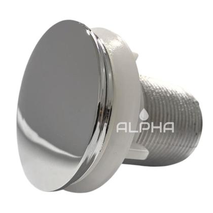 Imagem de Válvula Ralo Click Cromada Pia Lavatório Tanque Cuba ABS