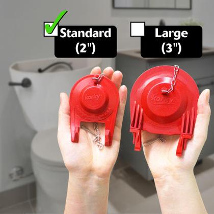 Imagem de Válvula sanitária Korky Plus Borracha Flapper padrão de 2 polegadas