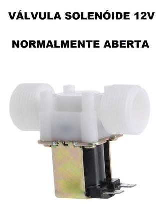 Imagem de Válvula Solenoide 12v-automação Eletrica Água-n.aberta