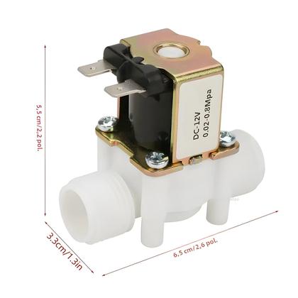 Imagem de Válvula Solenóide de Água - AC 220V, DC 12V/24V - 1/2" e 3/4" - Normalmente Fechada