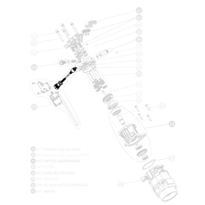 Imagem de Válvula Tampa By Pass Compatível com Lavajato WAP Eco Power 2200 FW005868