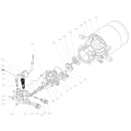 Imagem de Válvula Tampa By Pass para Lavadora Tramontina 2300psi 42556/757