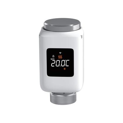 Imagem de Válvula Termostática Inteligente Para Radiador ZigBee WiFi TRV Compatível Com Alexa E Google Home