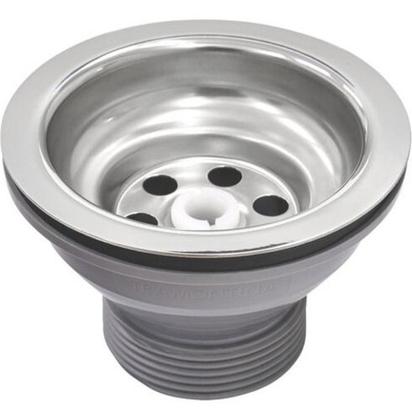 Imagem de Válvula Tramontina 3 1/2 Aço Inox Para Pias Cubas E Tanques