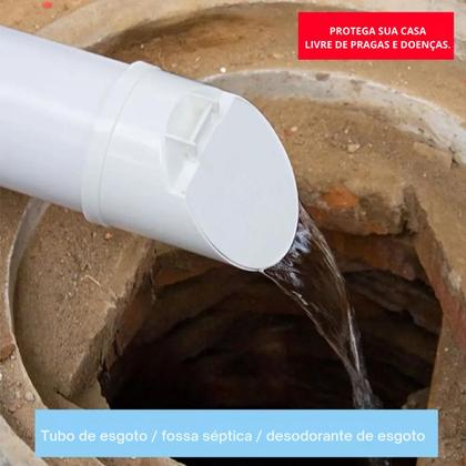 Imagem de Válvulas De Retenção De Esgoto Pvc 100mm,4pol 75mm,3pol 50mm,2pol Contra Enchentes,Insetos,Cobras e Roedores