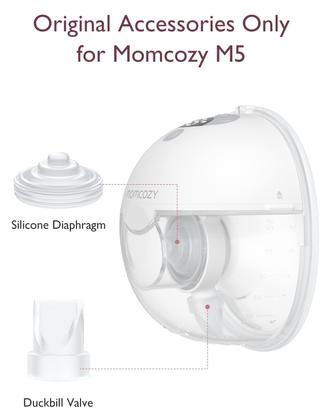 Imagem de Válvulas Momcozy M5 Duckbill para Bomba de Mama - Pacote com 1