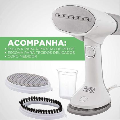 Imagem de Vaporizador 3 em 1 Dobrável com Função de Passar a Seco ou a Vapor Bivolt BDV3000