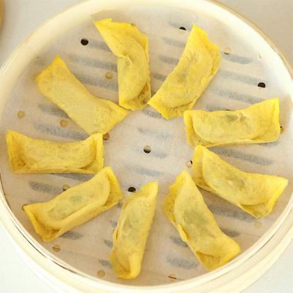 Imagem de Vaporizador de bambu MineSign de 30 cm e 2 camadas com 100 forros para Dim Sum