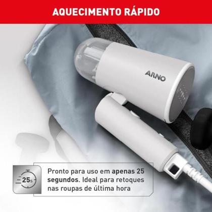 Imagem de Vaporizador de Roupas ARNO Steam Travel 1100W Cinza 220V