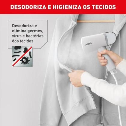 Imagem de Vaporizador de Roupas ARNO Steam Travel 1100W Cinza 220V