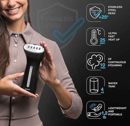 Imagem de Vaporizador de roupas Polardo Handheld Portable Travel 120V 1,2 libras