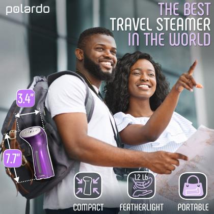 Imagem de Vaporizador de roupas Polardo Handheld Portable Travel 360 Steam
