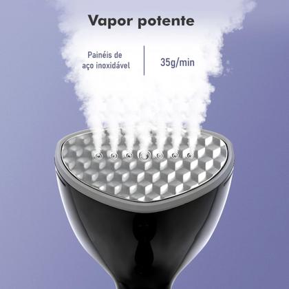 Imagem de Vaporizador de Roupas Portatil 127V 1200W higienizador com escova