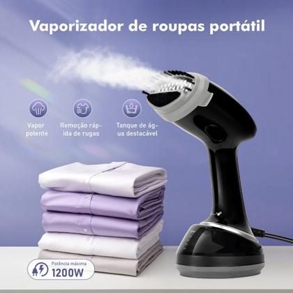 Imagem de Vaporizador de Roupas Portatil 127V 1200W higienizador com escova