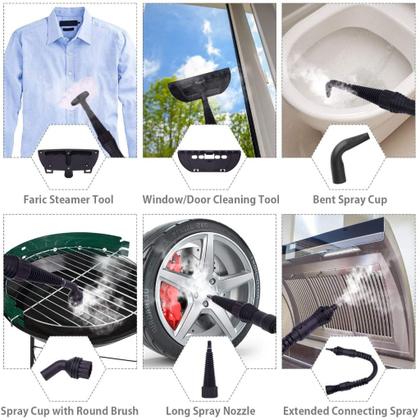 Imagem de Vaporizador E Higienizador Vapor Para Limpeza Limpador á Vapor