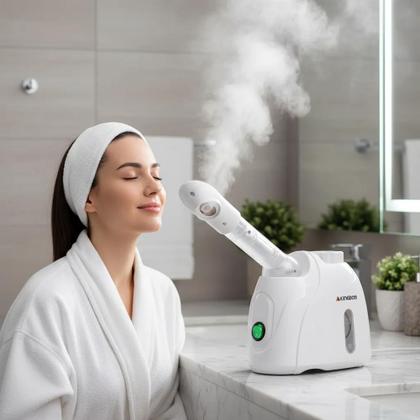 Imagem de Vaporizador para limpeza de pele profunda e restauração Capilar spa facial