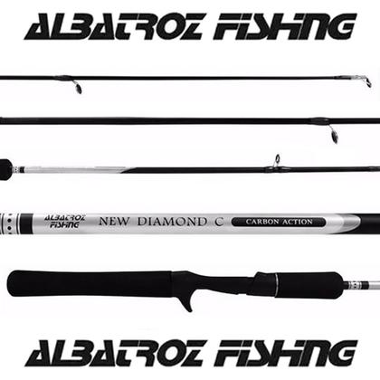 Imagem de Vara de Carbono Para Pesca Albatroz Diamond C562 1,68m 6-12lbs