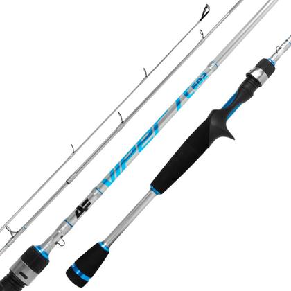 Imagem de Vara de Carbono Viper Prata 1,83m 8-17lb Para Carretilha 2pt