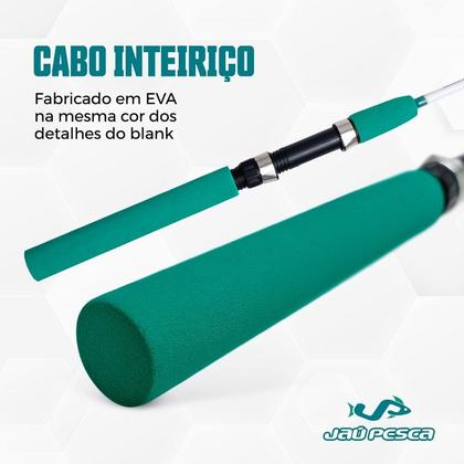 Imagem de Vara Molinete JP CALLISTO 1,50 mts 10-20LBS 2 Partes Branco/Verde