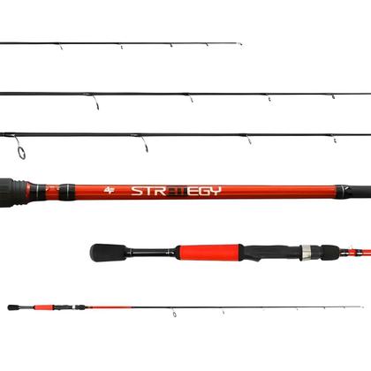 Imagem de Vara para Molinete Strategy S581 1,74m 6-12lbs Vermelha - Albatroz