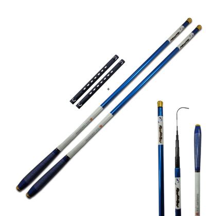 Vara Pesca 3,6m 100% Fibra Carbono HD193 Ultra Leve de Mão 2un - JWS Imagem de Vara Pesca 3,6m 100% Fibra Carbono HD193 Ultra Leve de Mão 2un