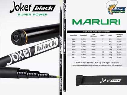 Imagem de Vara Telescópica Maruri Joker Black - 5,40 Metros