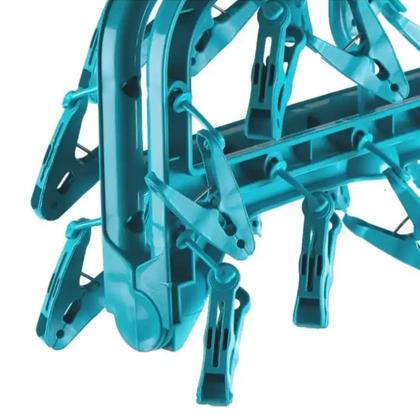 Imagem de Varal 26 Prendedores Multisuo Para Roupas Intimas Cueca Calcinha Meia De Apartamento Lavanderia