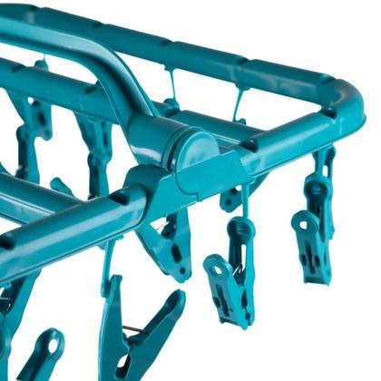 Imagem de Varal 26 Prendedores Multisuo Para Roupas Intimas Cueca Calcinha Meia De Apartamento Lavanderia