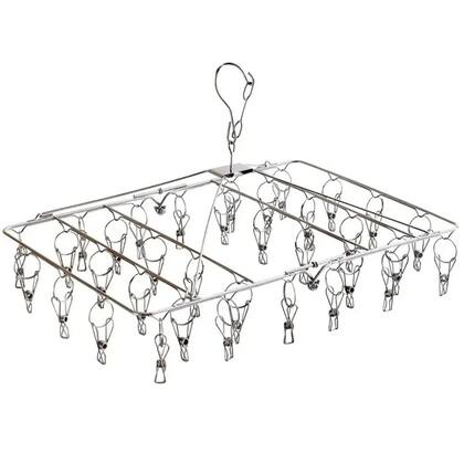 Imagem de Varal 40 Prendedores Inox Compacto para Roupas Íntimas Ideal para Lavanderia