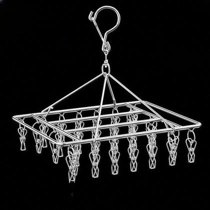 Imagem de Varal 40 Prendedores Para Roupa Intima Para Calcinha Meia Cueca Reforçado inox 20 Prendedores