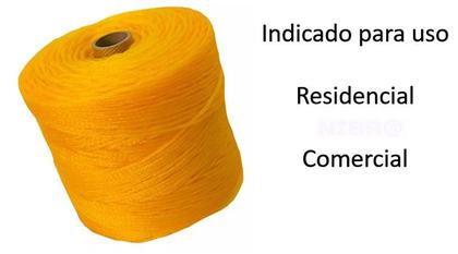 Imagem de Varal Corda Nylon Unifio Rolo Com 400m Cor Amarelo
